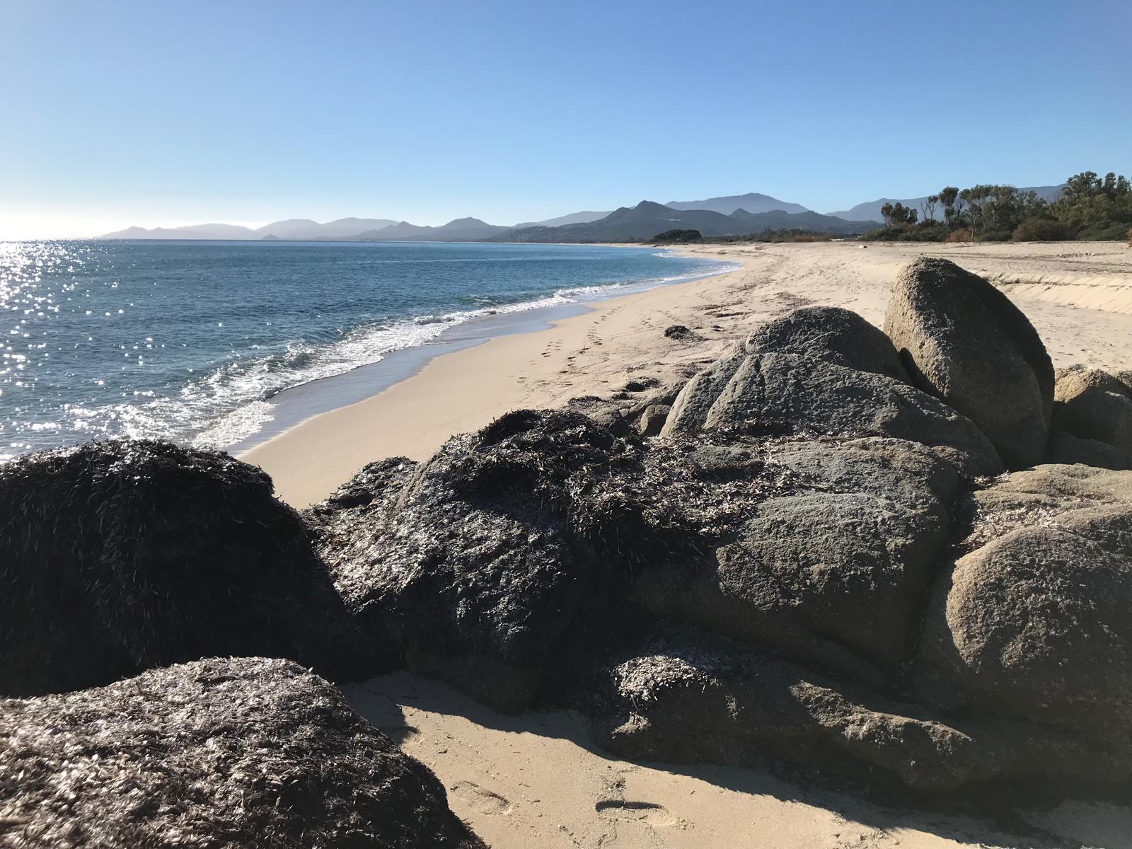 Punta Molentis beach Sardinië